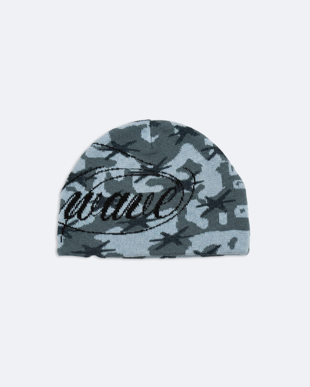 GREY CAMOUFLAGE BEANIE