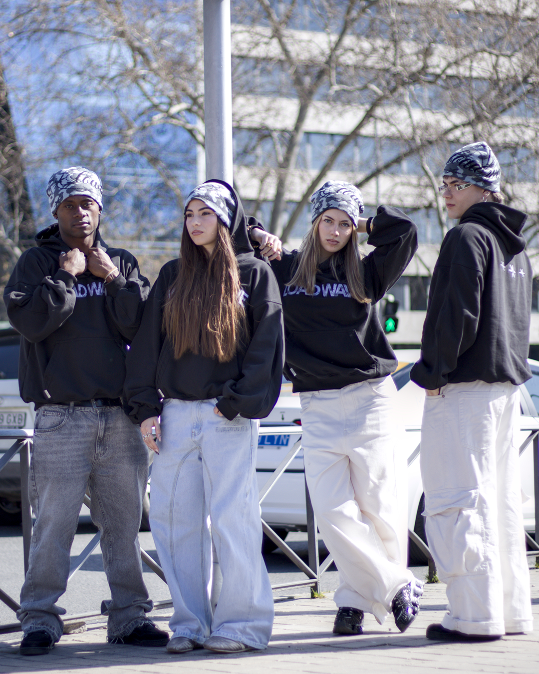 GREY CAMOUFLAGE BEANIE